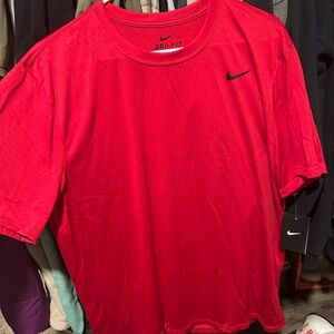 Nike Men's Bright Red Dri-FIT Tee